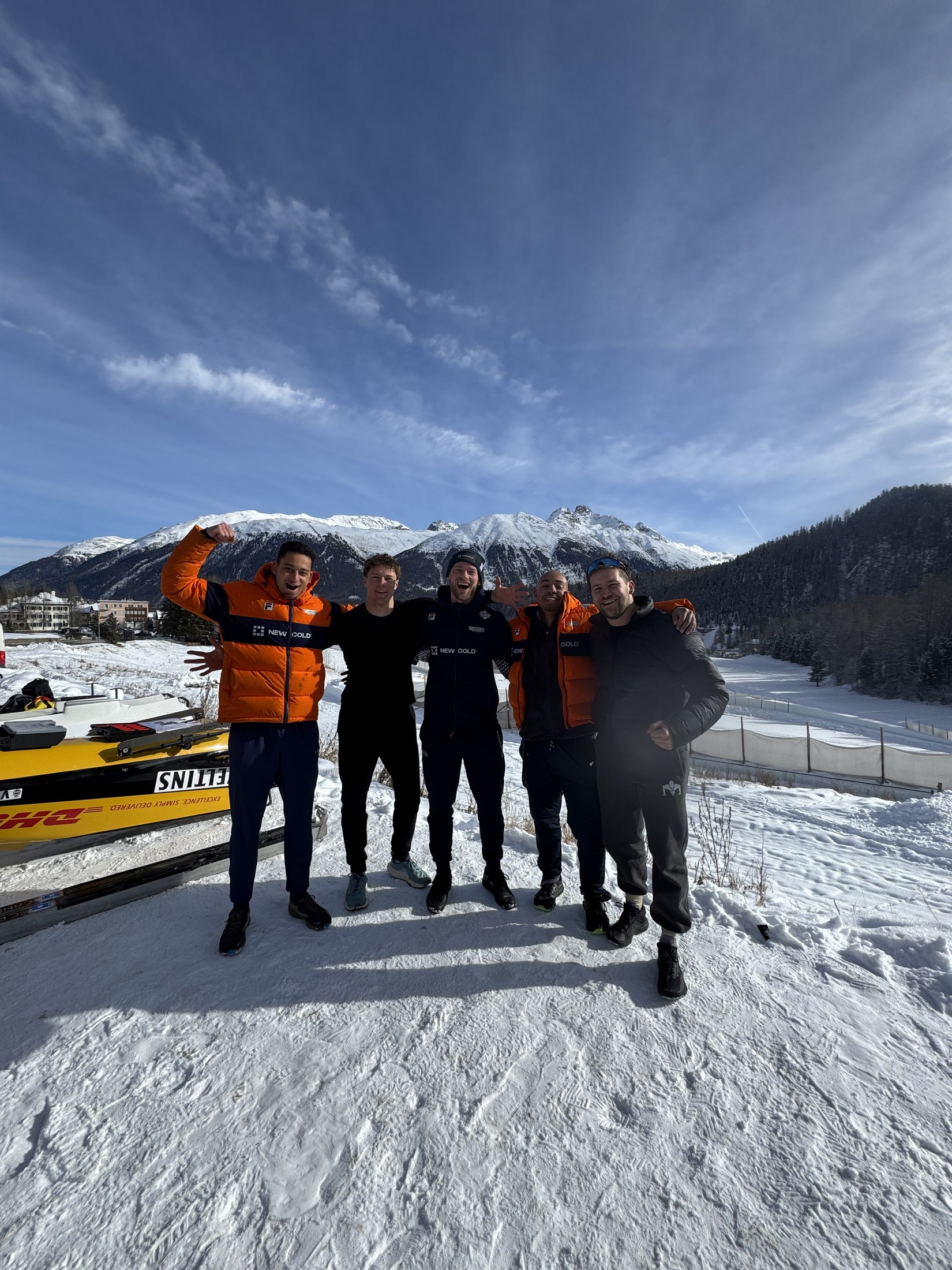 Bobteam Pals in St. Moritz — wedstrijdweek in St. Moritz